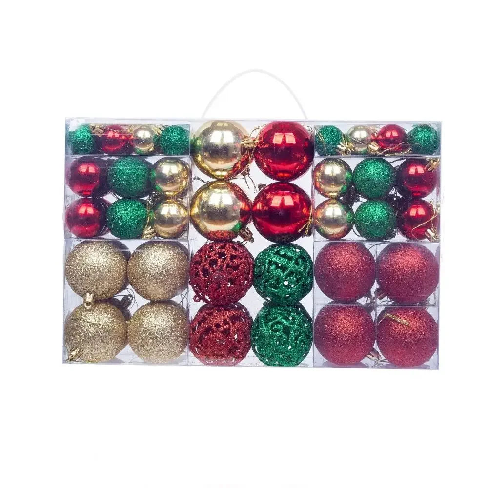 100pcs Christmas Decor Baubles Tree Xmas Balls Party Wedding Ornament Party Supplies Xmas Ornament Ball Xmas Baubles