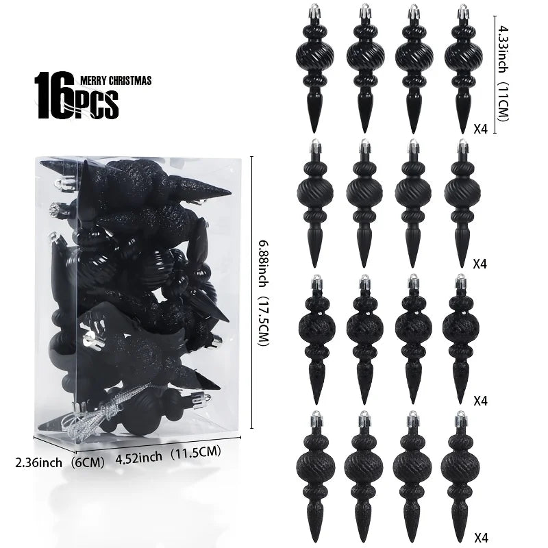 16Pcs/box Christmas Balls Christmas Tree Ornaments Ball Xmas Hanging Tree Party Decoration 2026 New Year Navidad Gifts Accessory