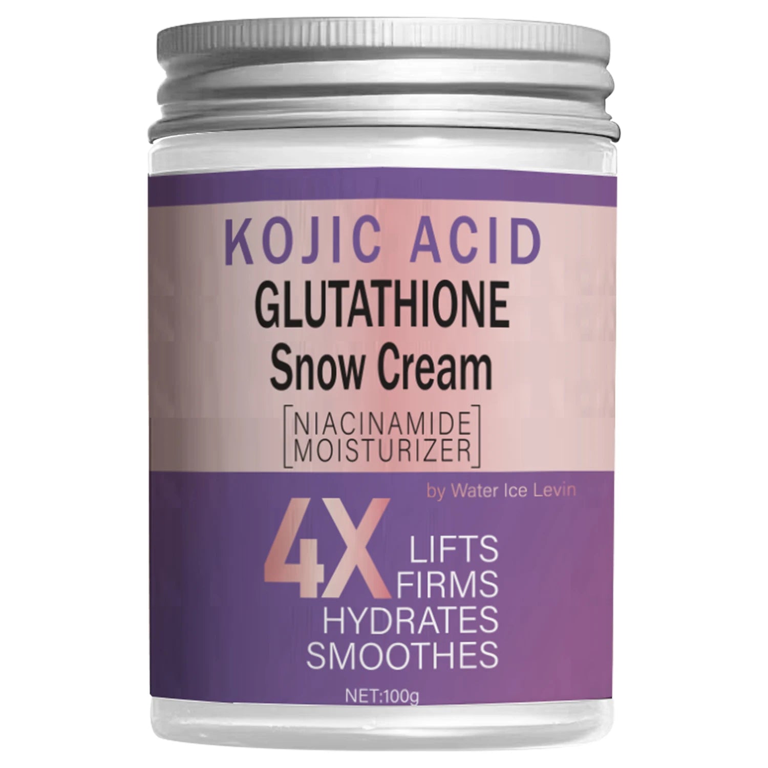 100g Glutathione Snow Cream Light Beige Care Body Lotion, Moisturizing and Firming Facial and Whole Body Use, Neutral Daily Light Skin Special Firming Cream